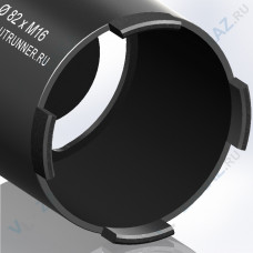 Алмазная коронка "OUTRUNNER" D 82 *TL80*M16*R-Slots*Segment-4* LASER WELDING (ПОД СИСТЕМУ ПЫЛЕУДАЛЕНИЯ)