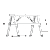 Скамья монтажная OUTRUNNER(18 - 30 IN.)(45-76.2 CM) шаг рег-ки (5 CM) Скамья монтажная OUTRUNNER(18 - 30 IN.)(45-76.2 CM) шаг рег-ки (5 CM)