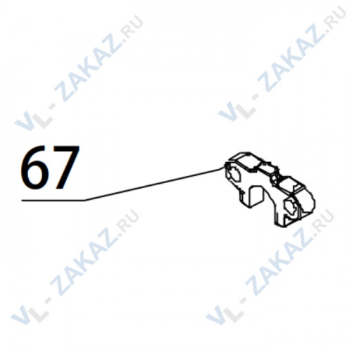 67. Коромысло каретки GSN50