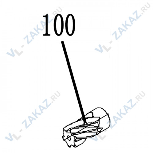 100. Шестерня KCY-520 WEQ