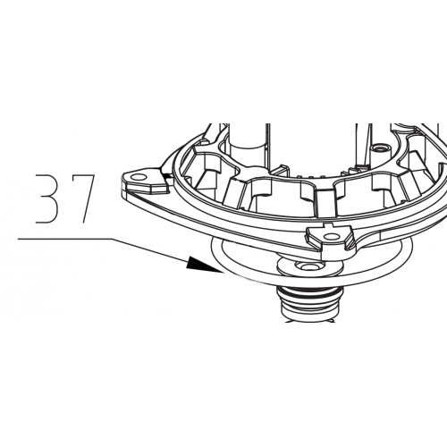 37. Уплотнительное кольцо (60мм) MD40 37. Уплотнительное кольцо (60мм) MD40