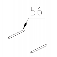 56. Штифт прижимной скобы MD40 56. Штифт прижимной скобы MD40