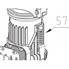 57. Демпферная прокладка прижимной скобы MD40