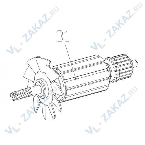 31. Ротор CAYKEN  OND-916H (PD)